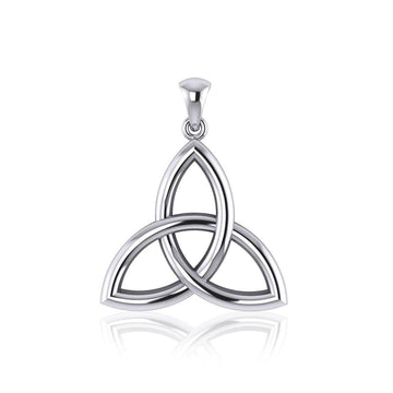 Celtic Triquetra Knot Silver Pendant TP085 - Jewelry